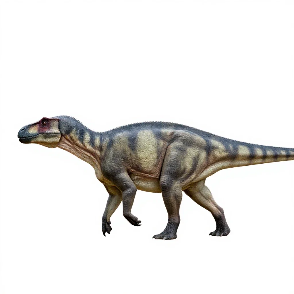 Therizinosaurus isolated on a white background