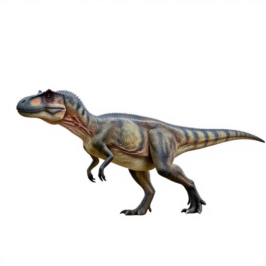 Allosaurus isolated on a white background