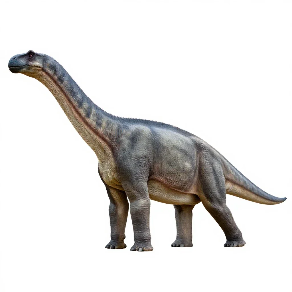 Argentinosaurus isolated on a white background