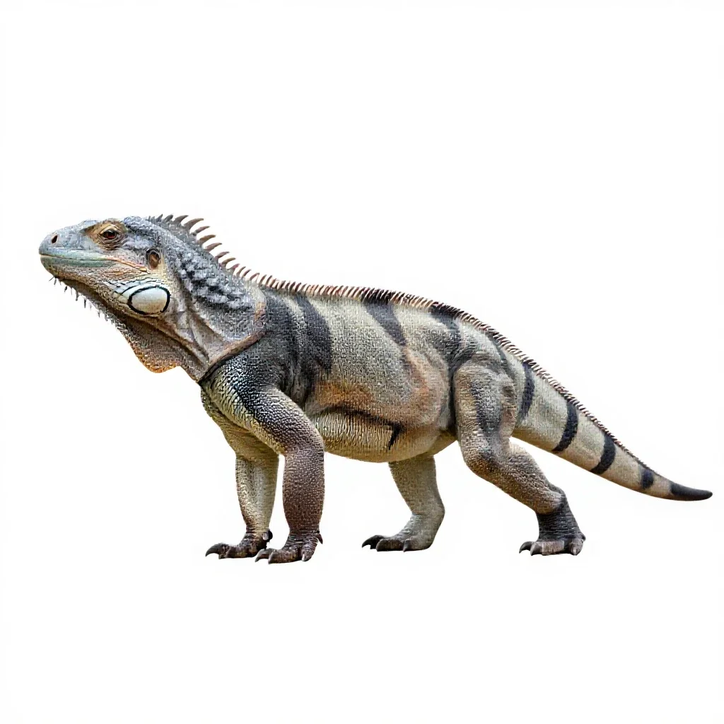 Iguanodon isolated on a white background