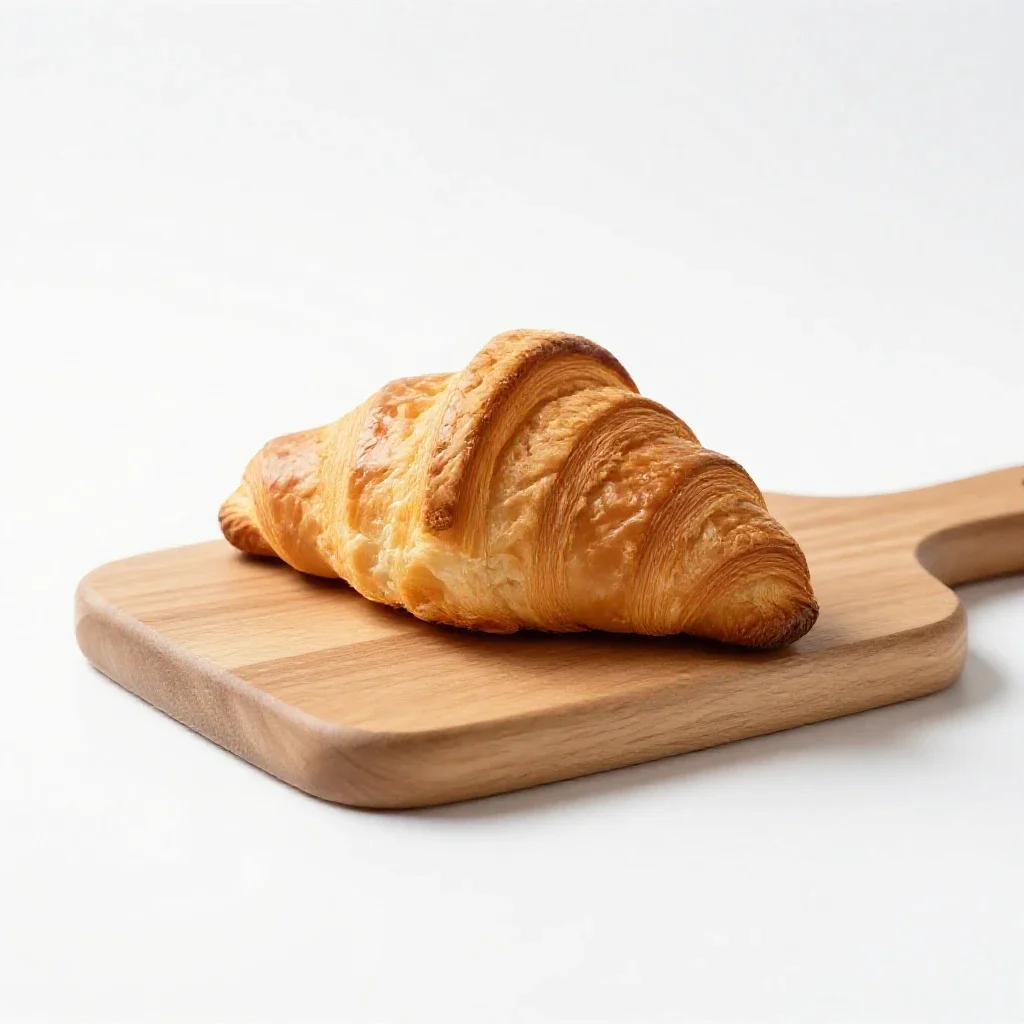 Croissant isolated on a white background
