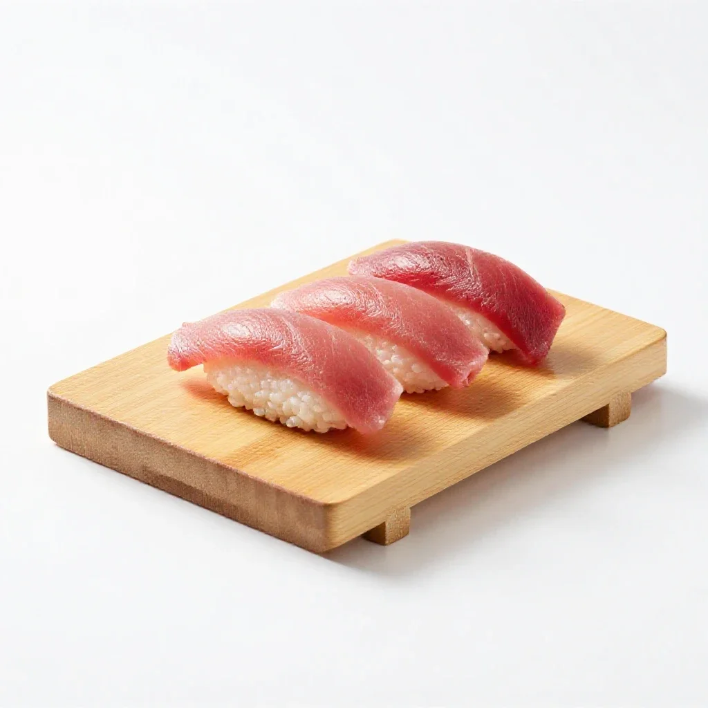 Sushi platter isolated on a white background