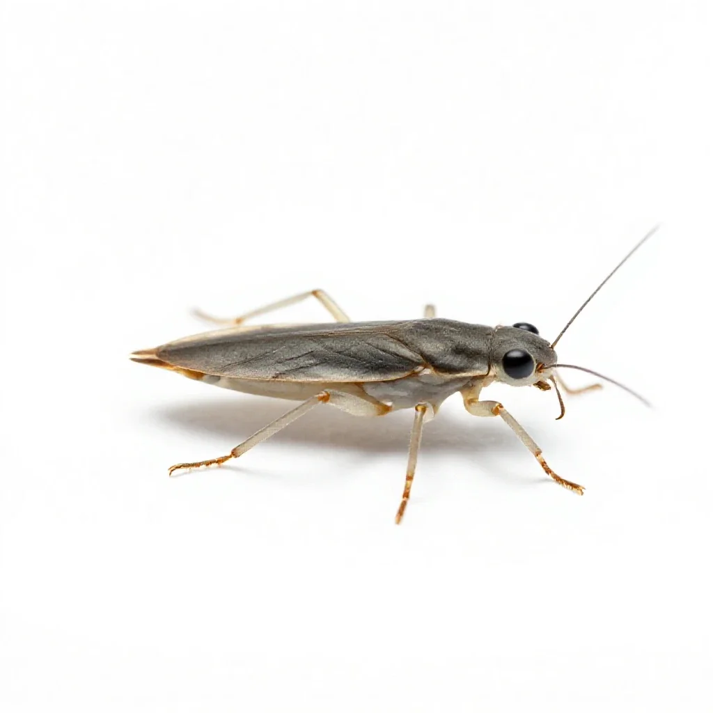 Water strider isolated on a white background