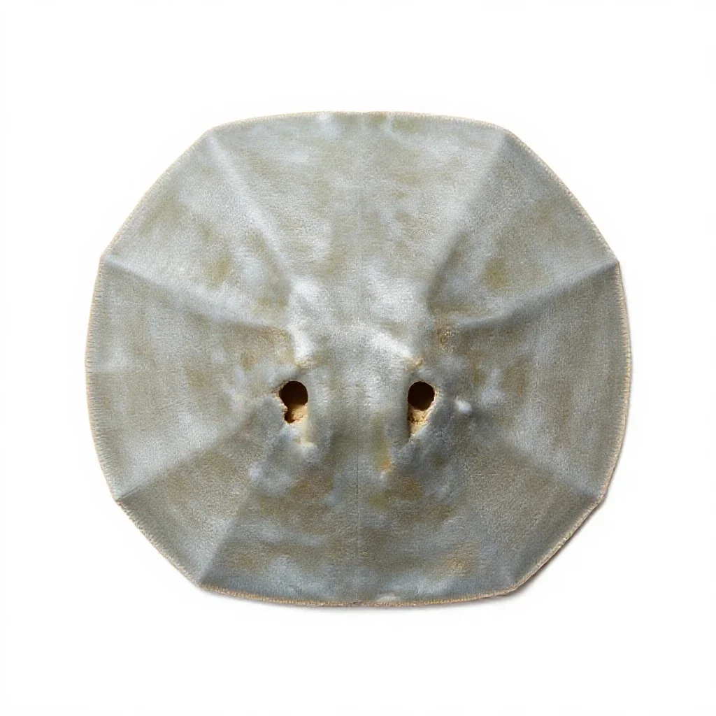 Sand dollar isolated on a white background