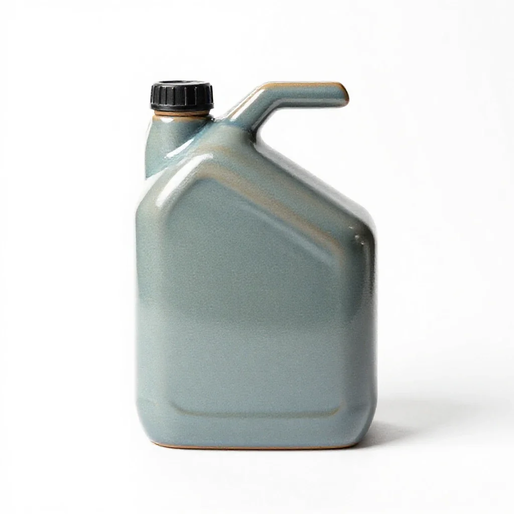 Jerrycan for fuel isolated on a white background
