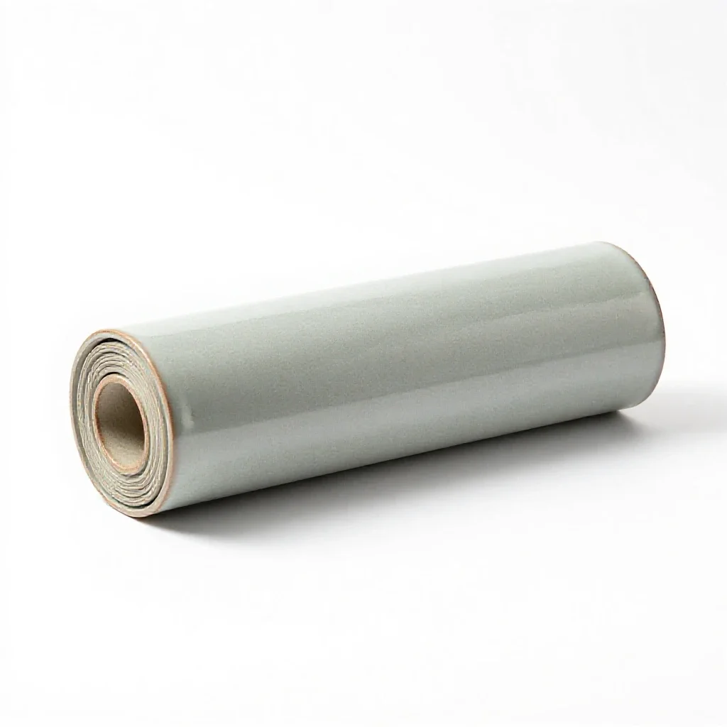 Rolled tube poster case isolated on a white background