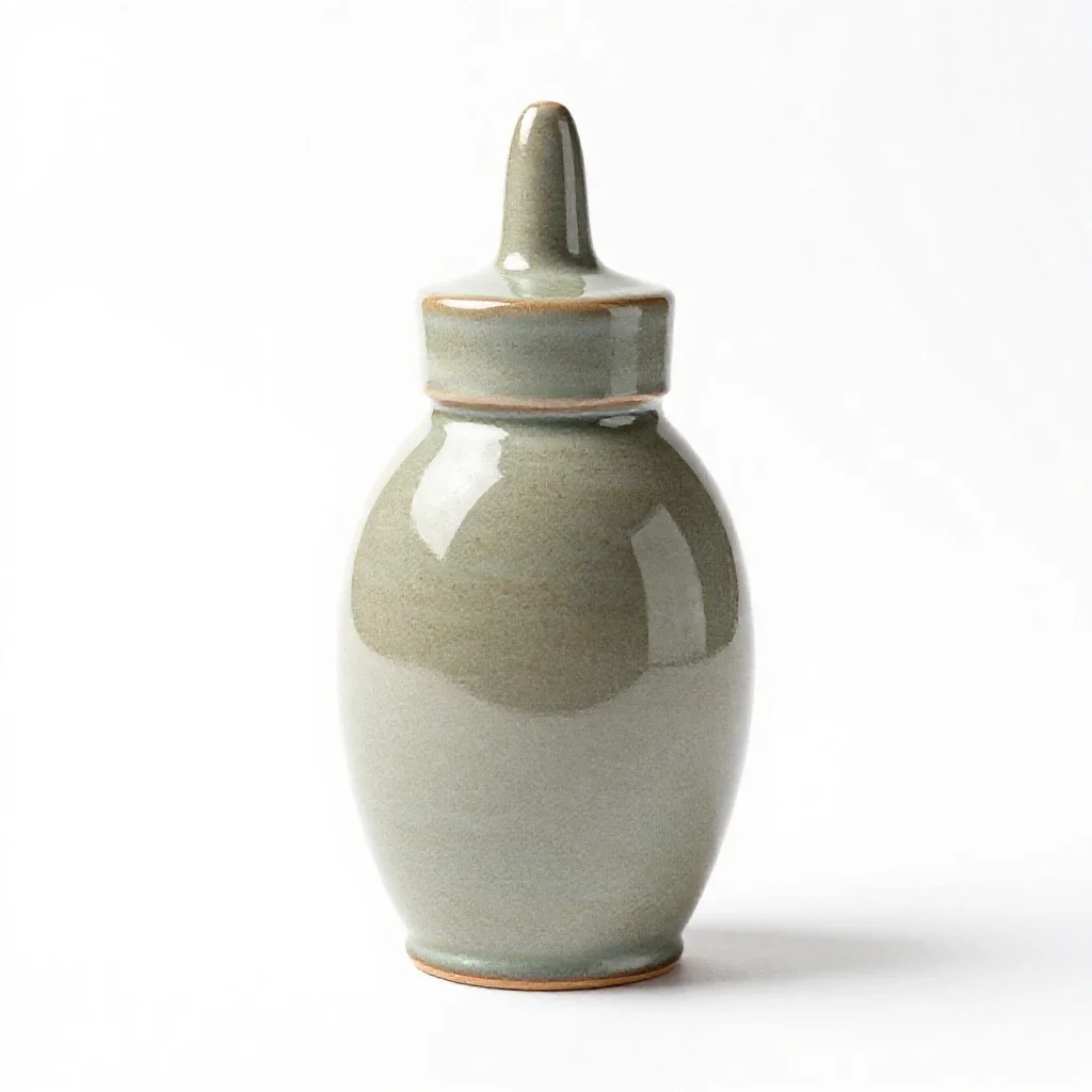 Squeeze honey bottle isolated on a white background