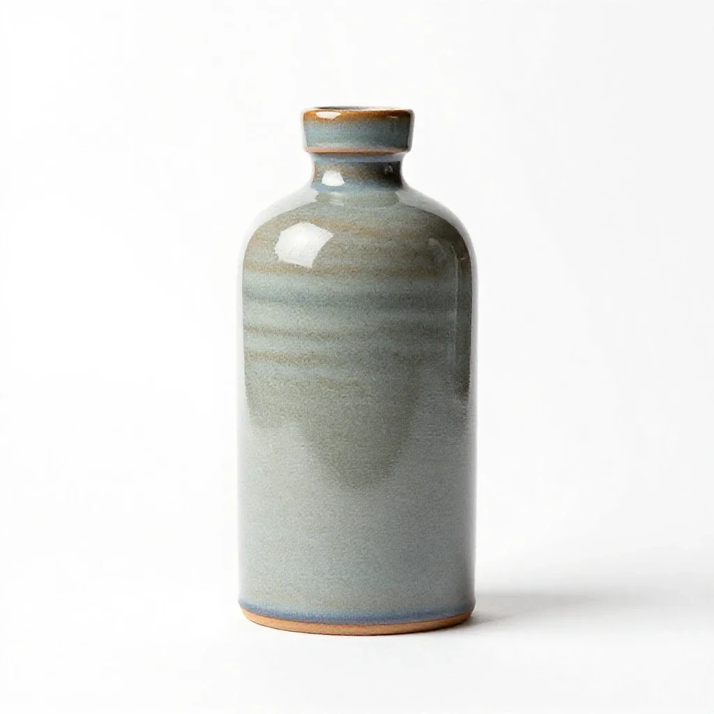 Vacuum flask isolated on a white background