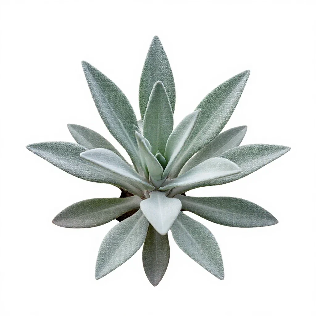Jade plant isolated on a white background