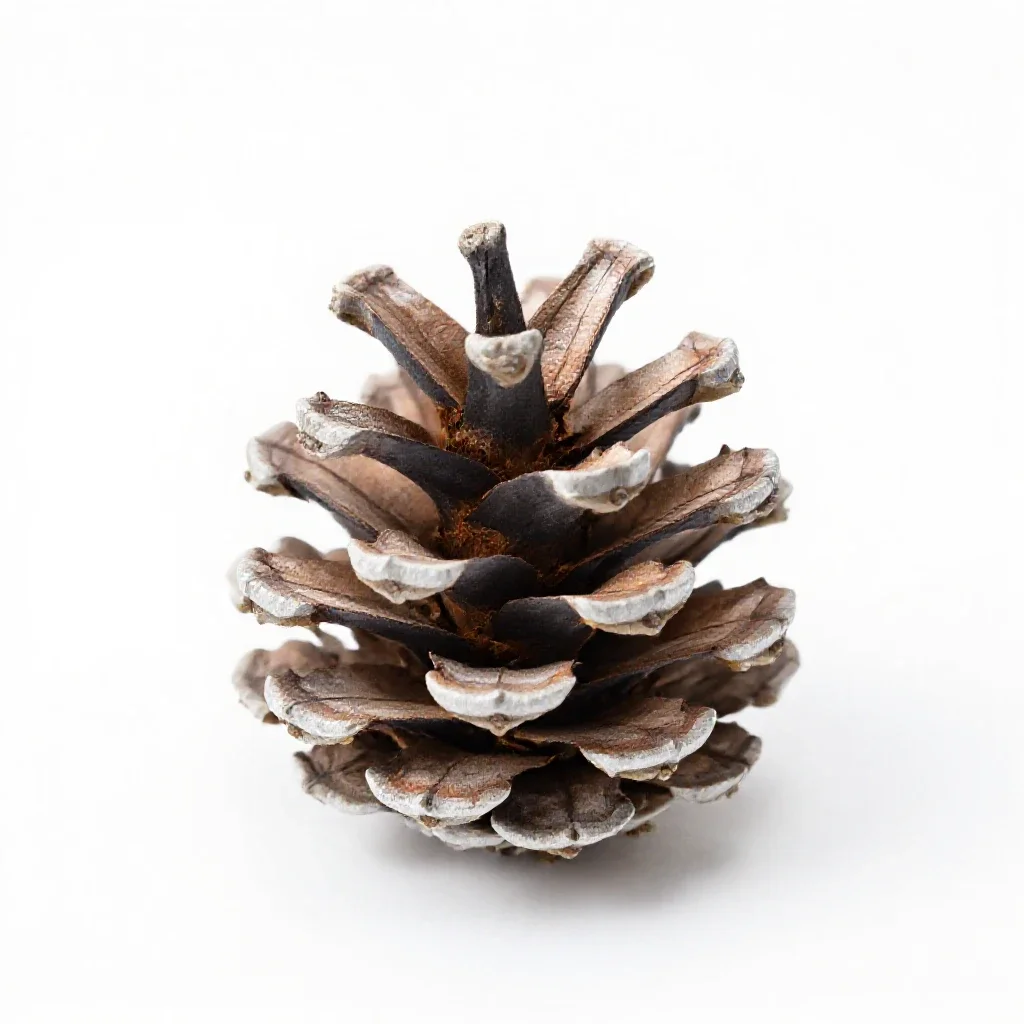 Pine cone isolated on a white background