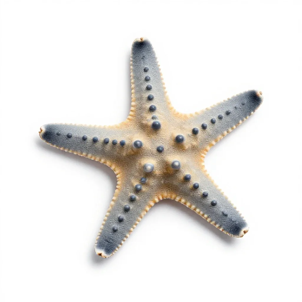 Brittle star isolated on a white background