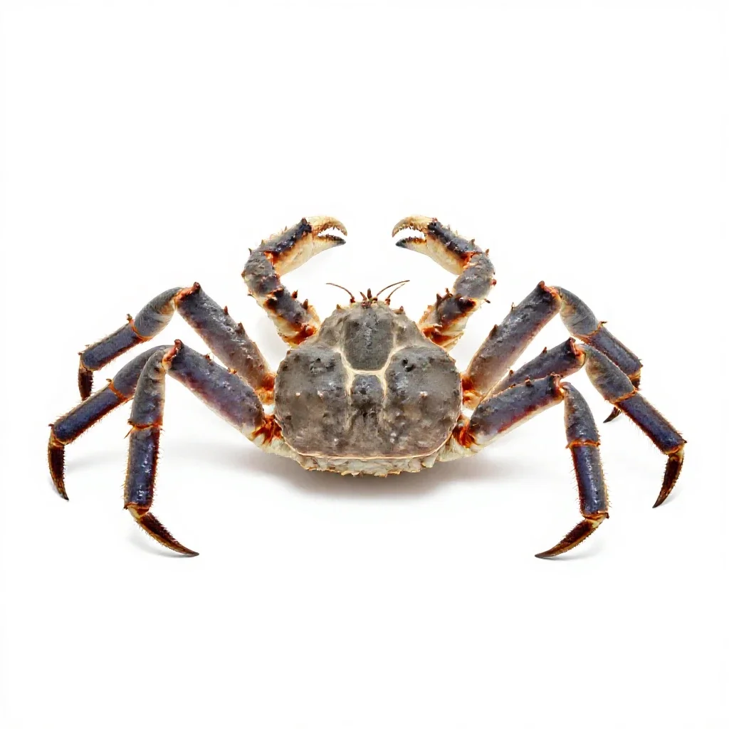 King crab isolated on a white background