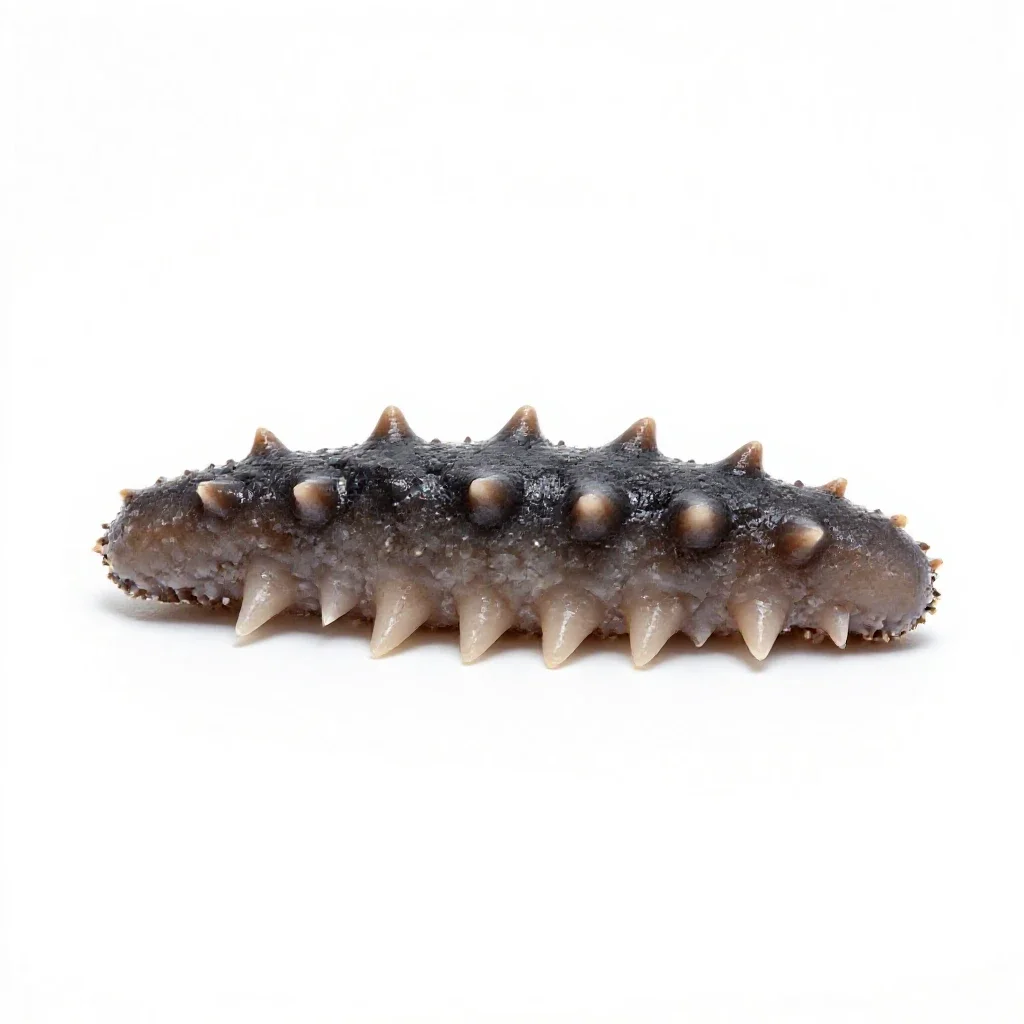 Sea cucumber isolated on a white background