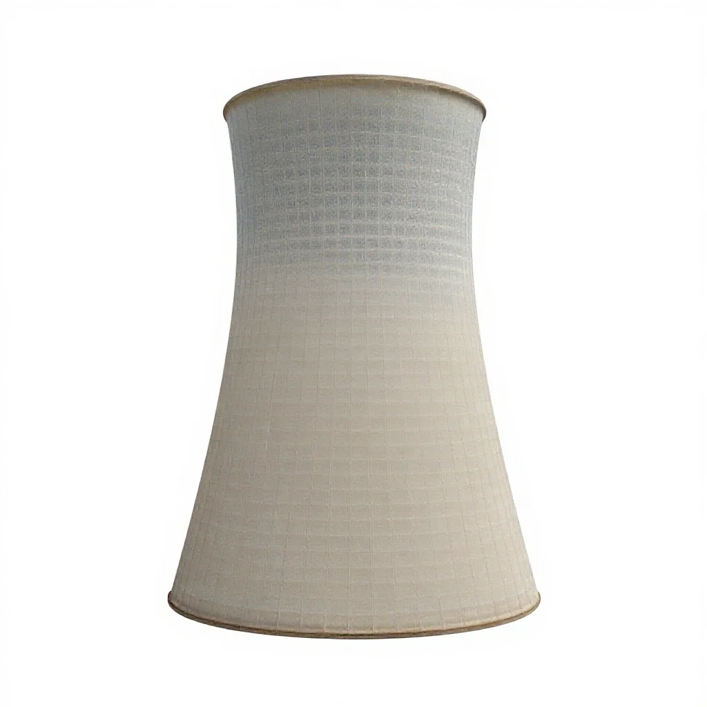 Cooling tower isolated on a white background