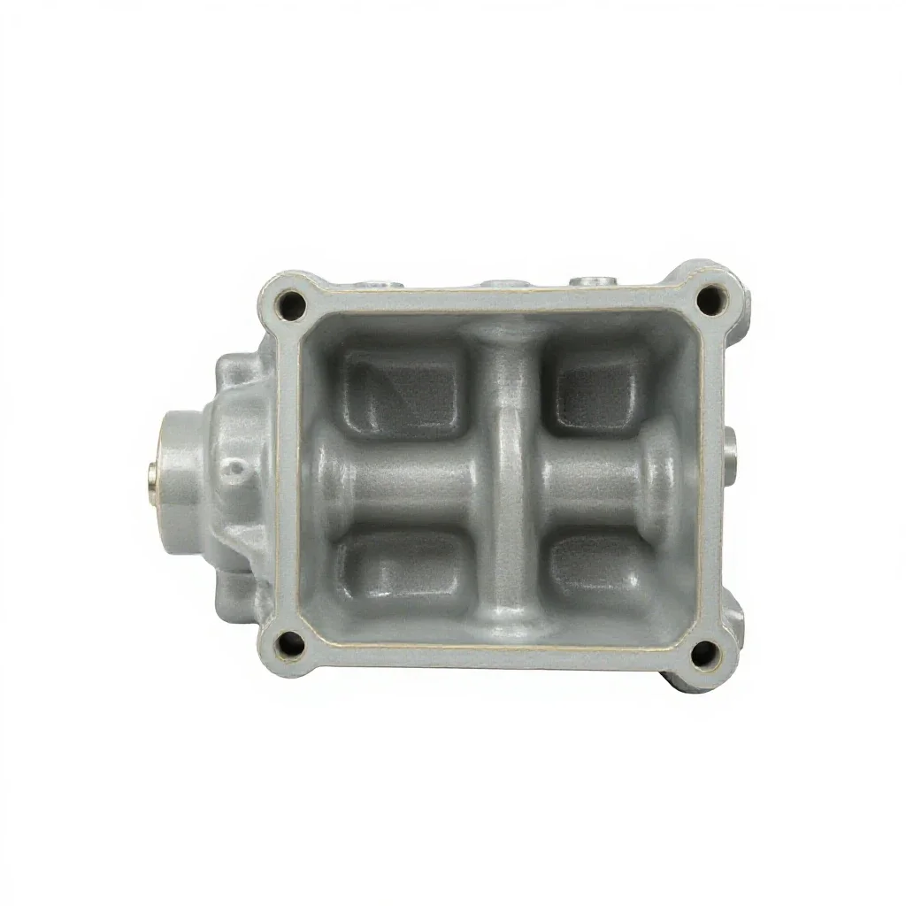 Crankcase isolated on a white background
