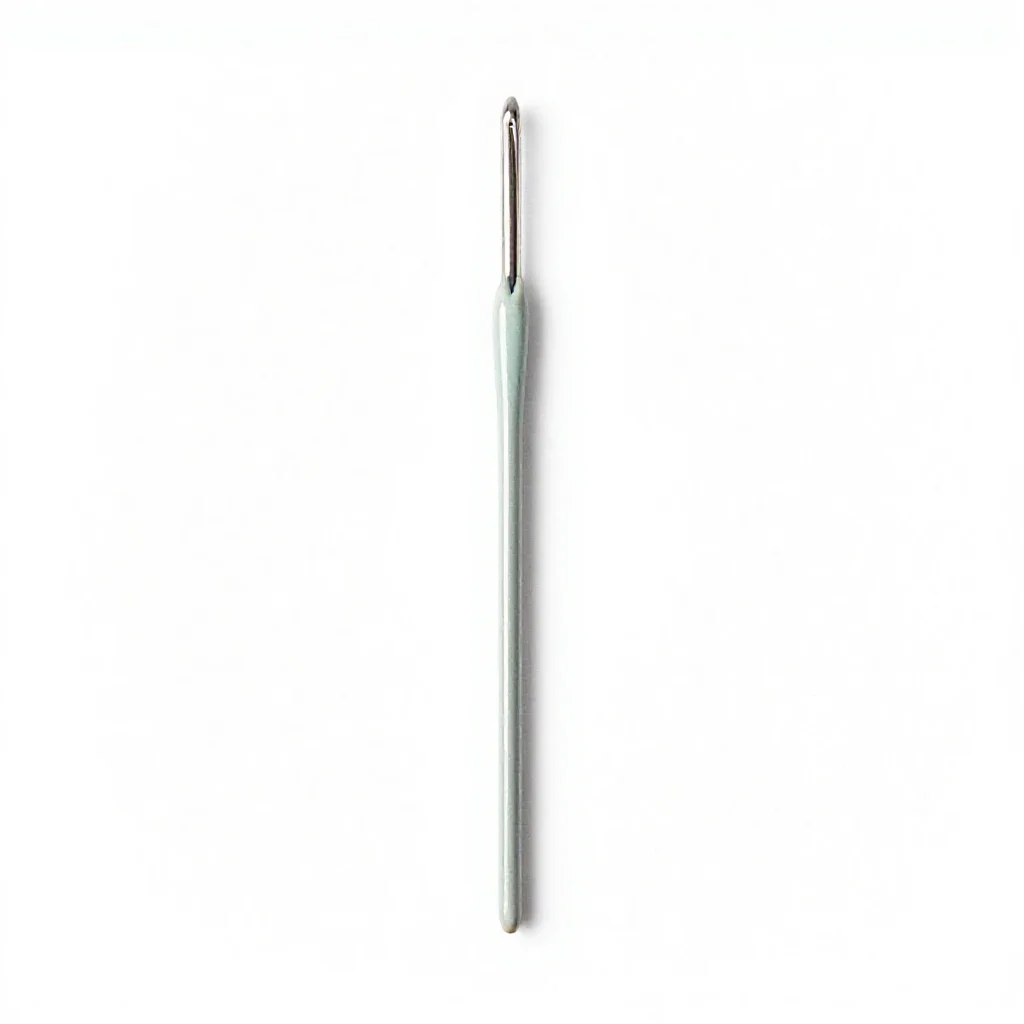 Crochet needle isolated on a white background