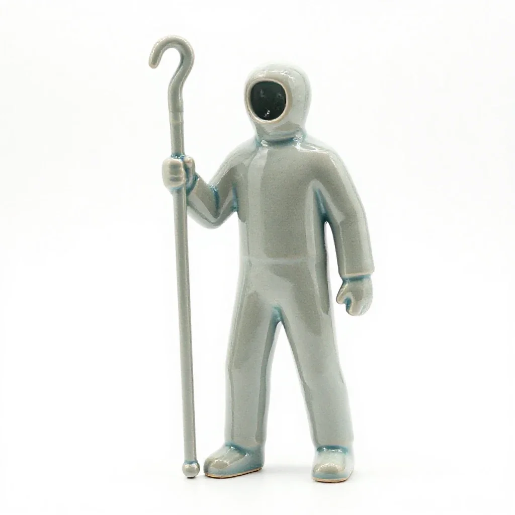 Crook isolated on a white background