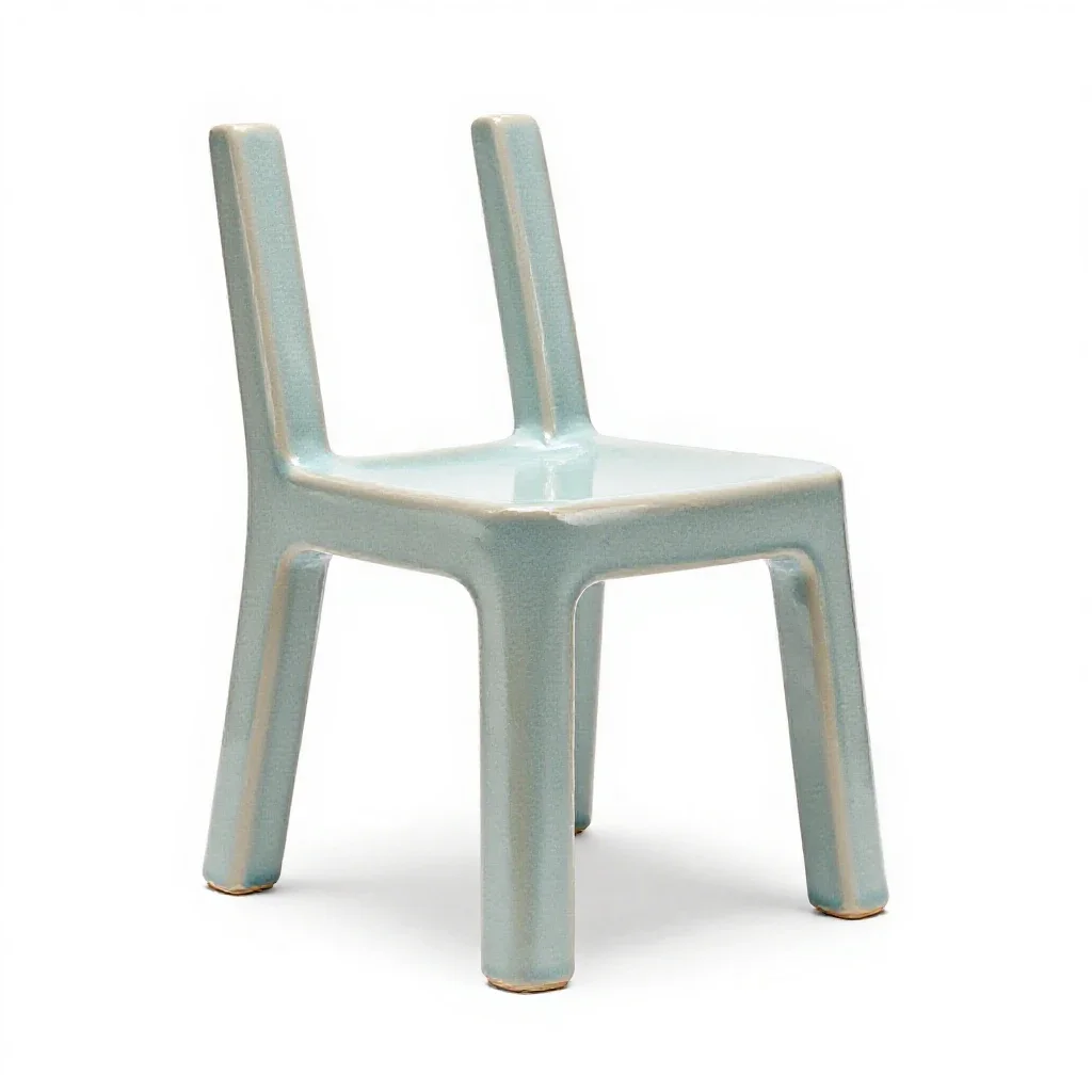 Cucking stool isolated on a white background