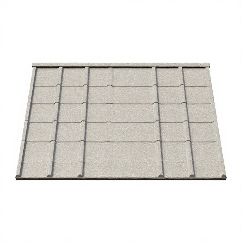 Curb roof isolated on a white background