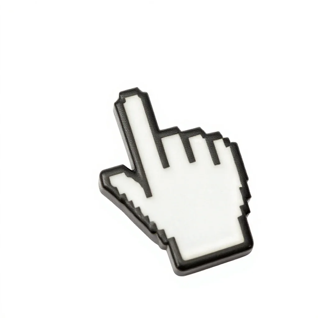 Cursor isolated on a white background