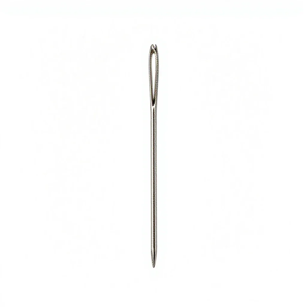 Darning needle isolated on a white background