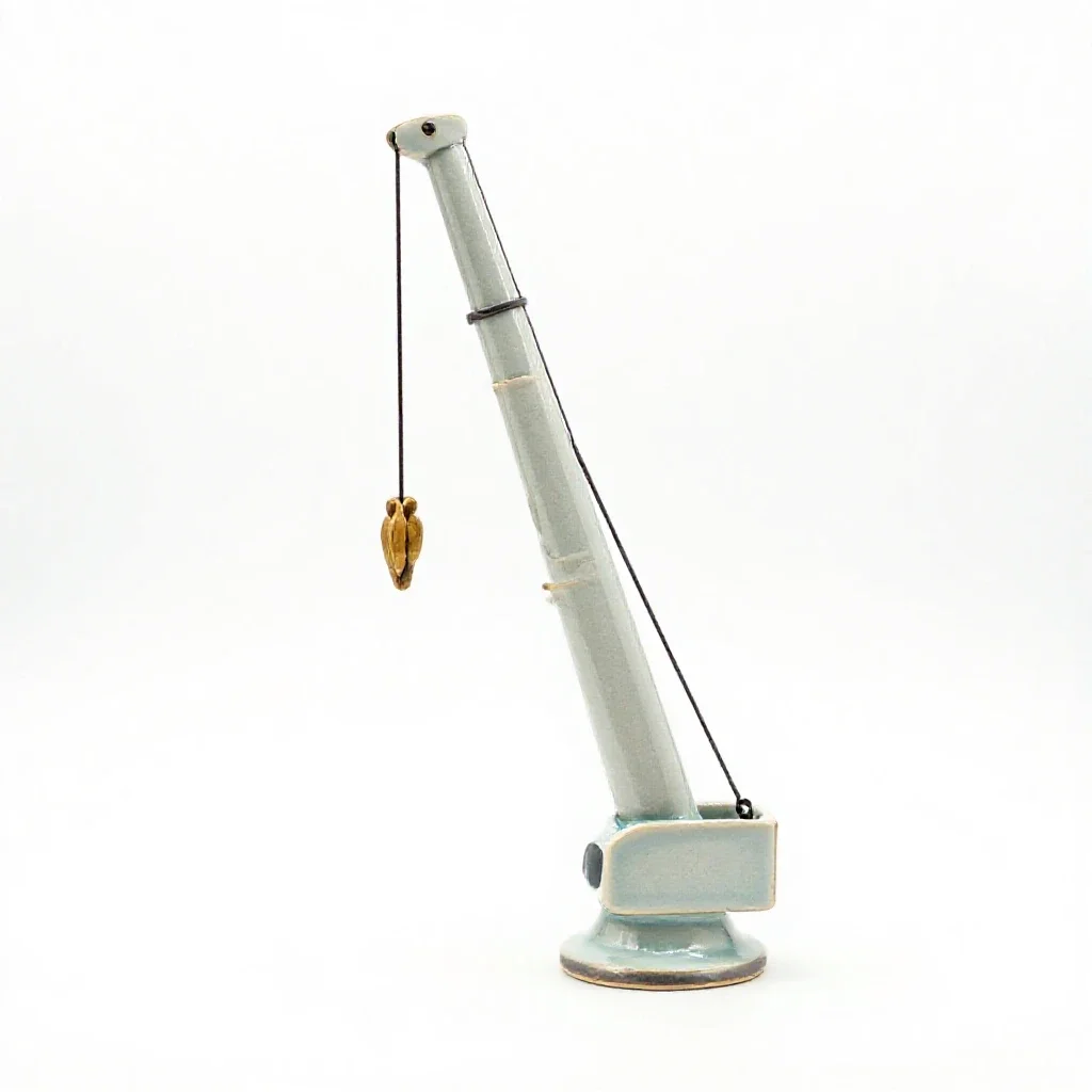Derrick isolated on a white background