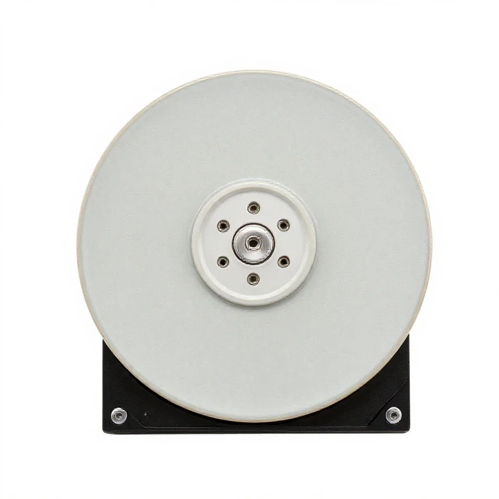 Disk drive isolated on a white background