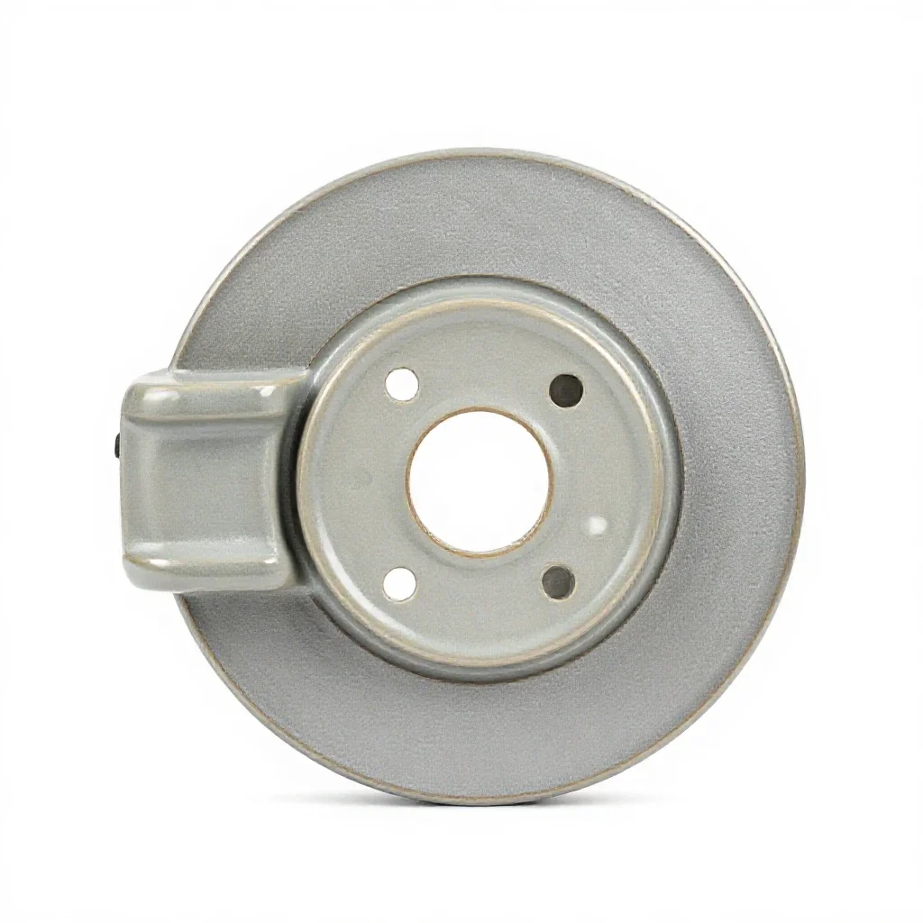 Drum brake isolated on a white background