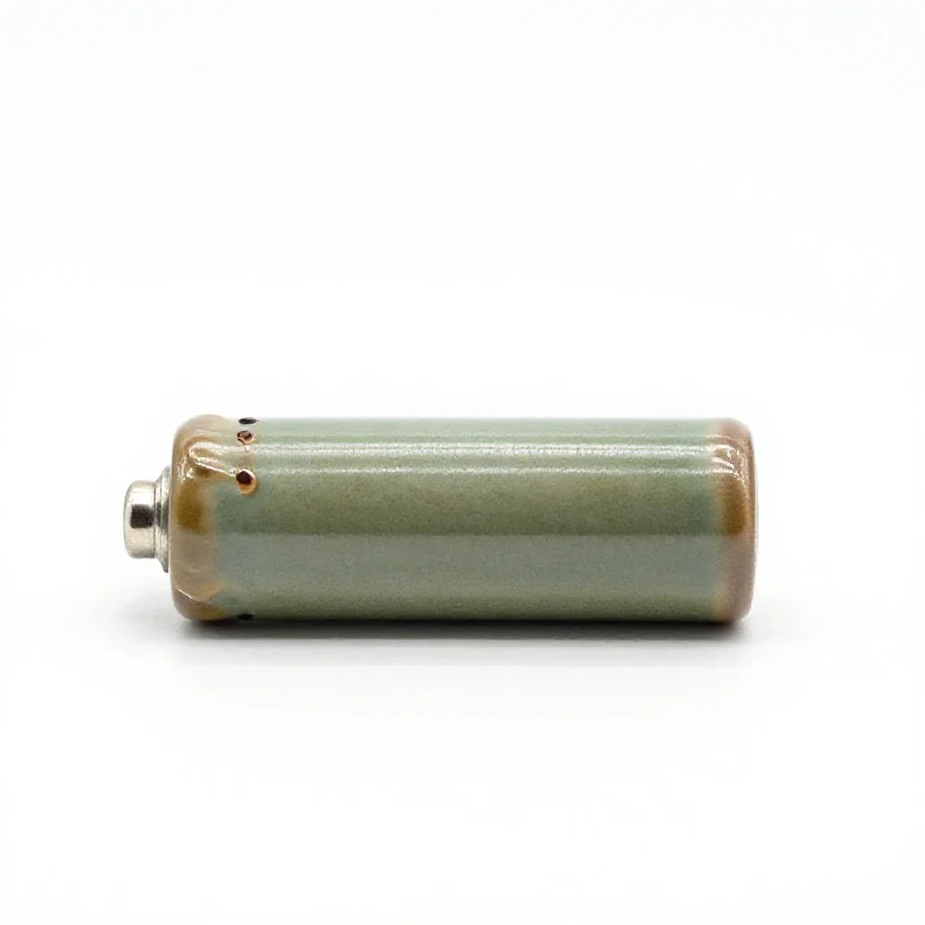Dry battery isolated on a white background
