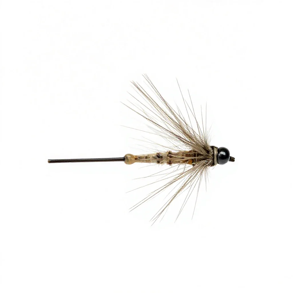 Dry fly isolated on a white background