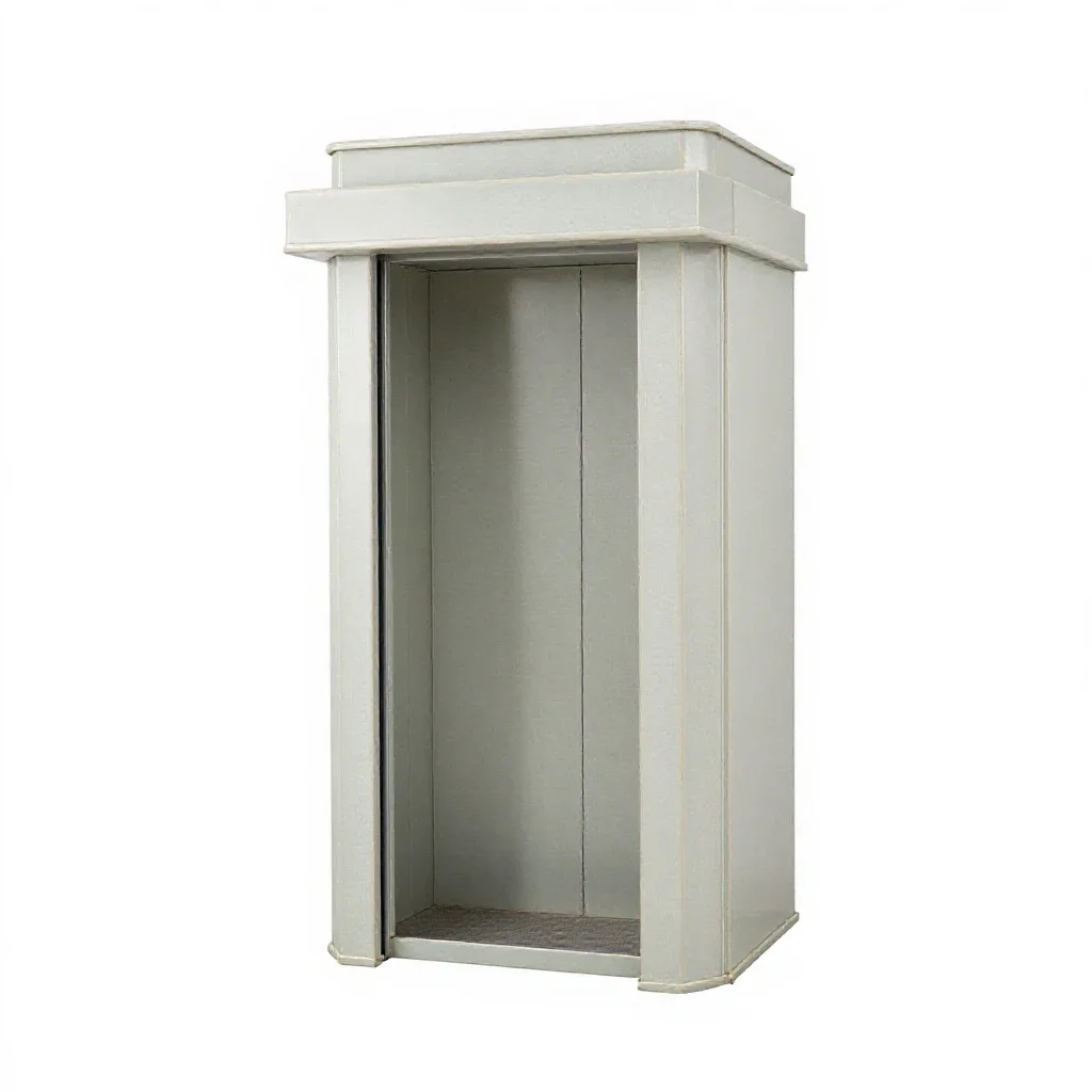 Dumbwaiter isolated on a white background