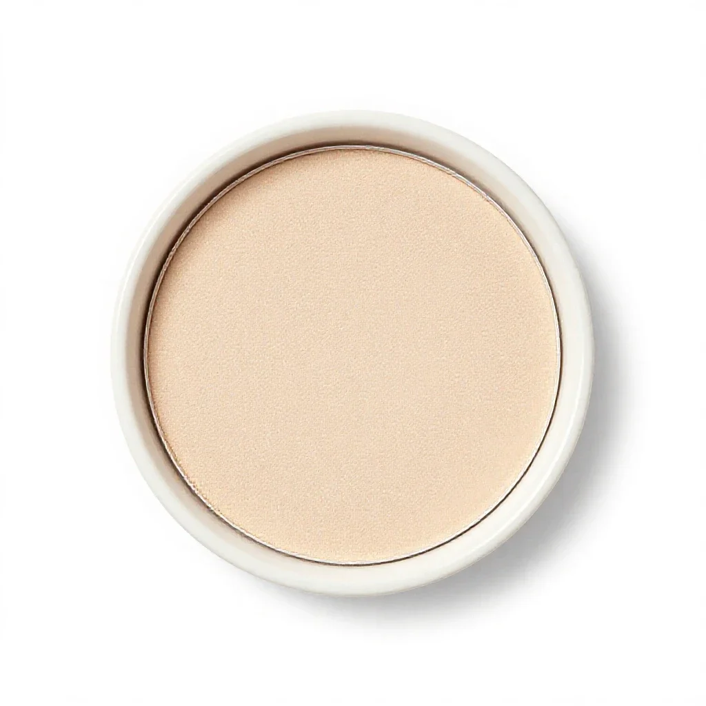 Face powder isolated on a white background