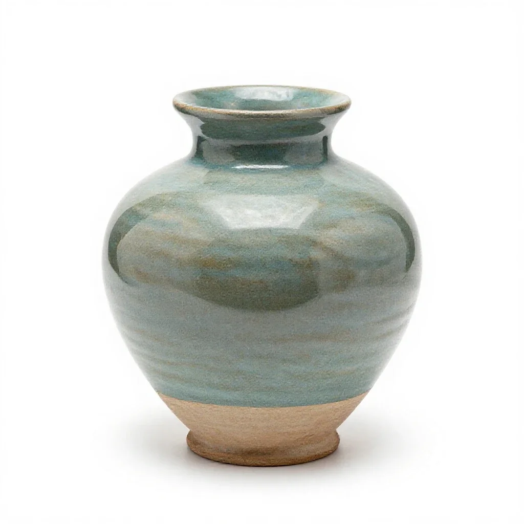 Faience isolated on a white background