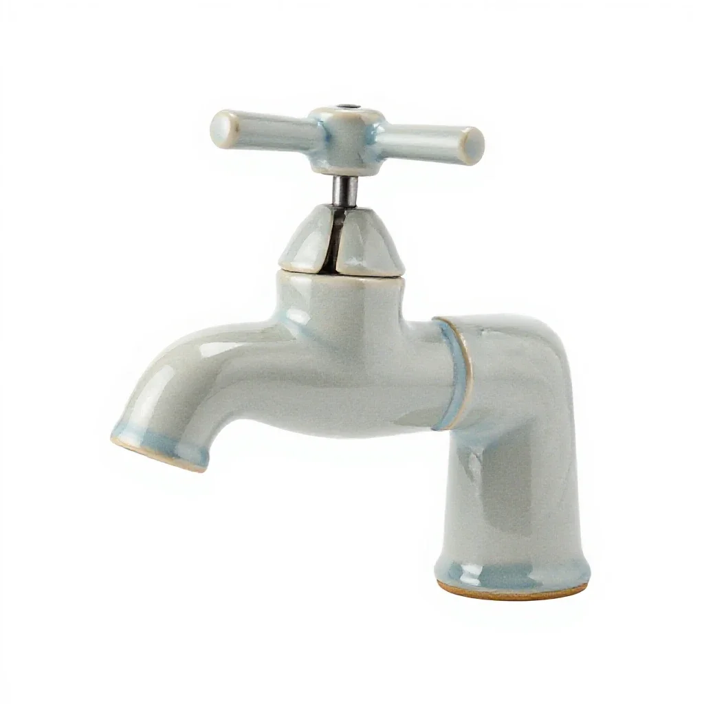 Faucet isolated on a white background