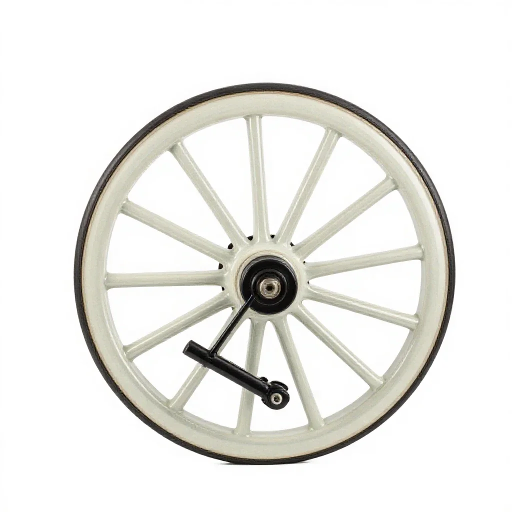 Fifth wheel isolated on a white background