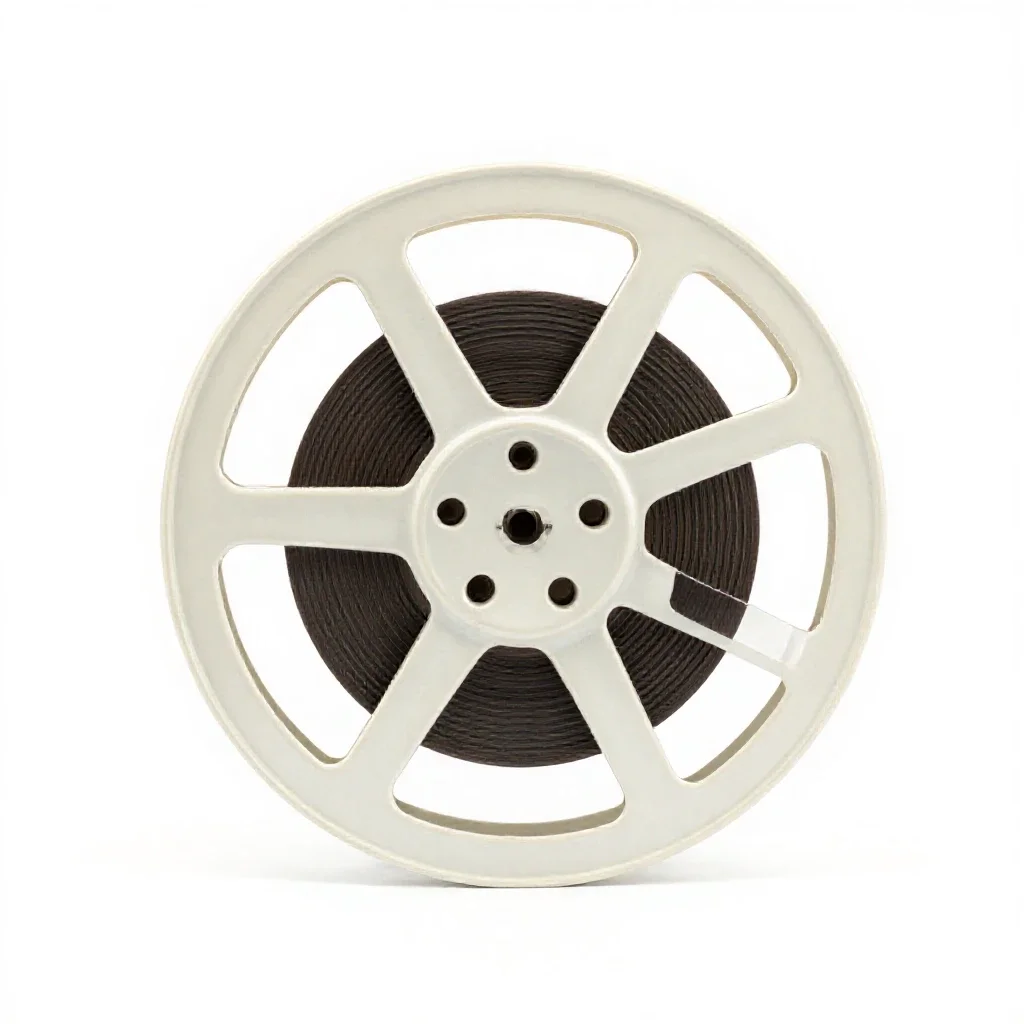 Film advance isolated on a white background