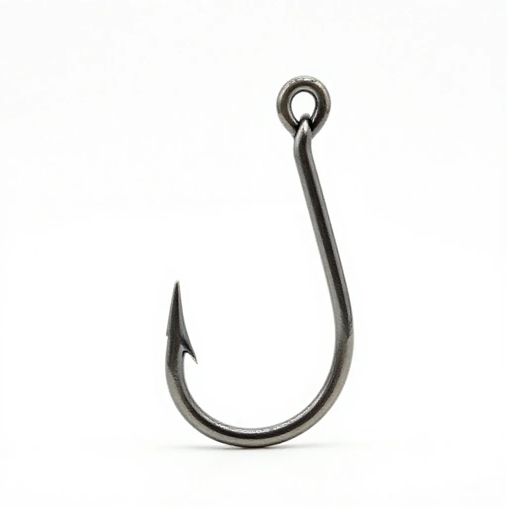 Fishhook isolated on a white background