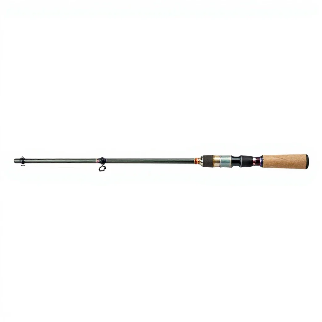Fishing rod isolated on a white background