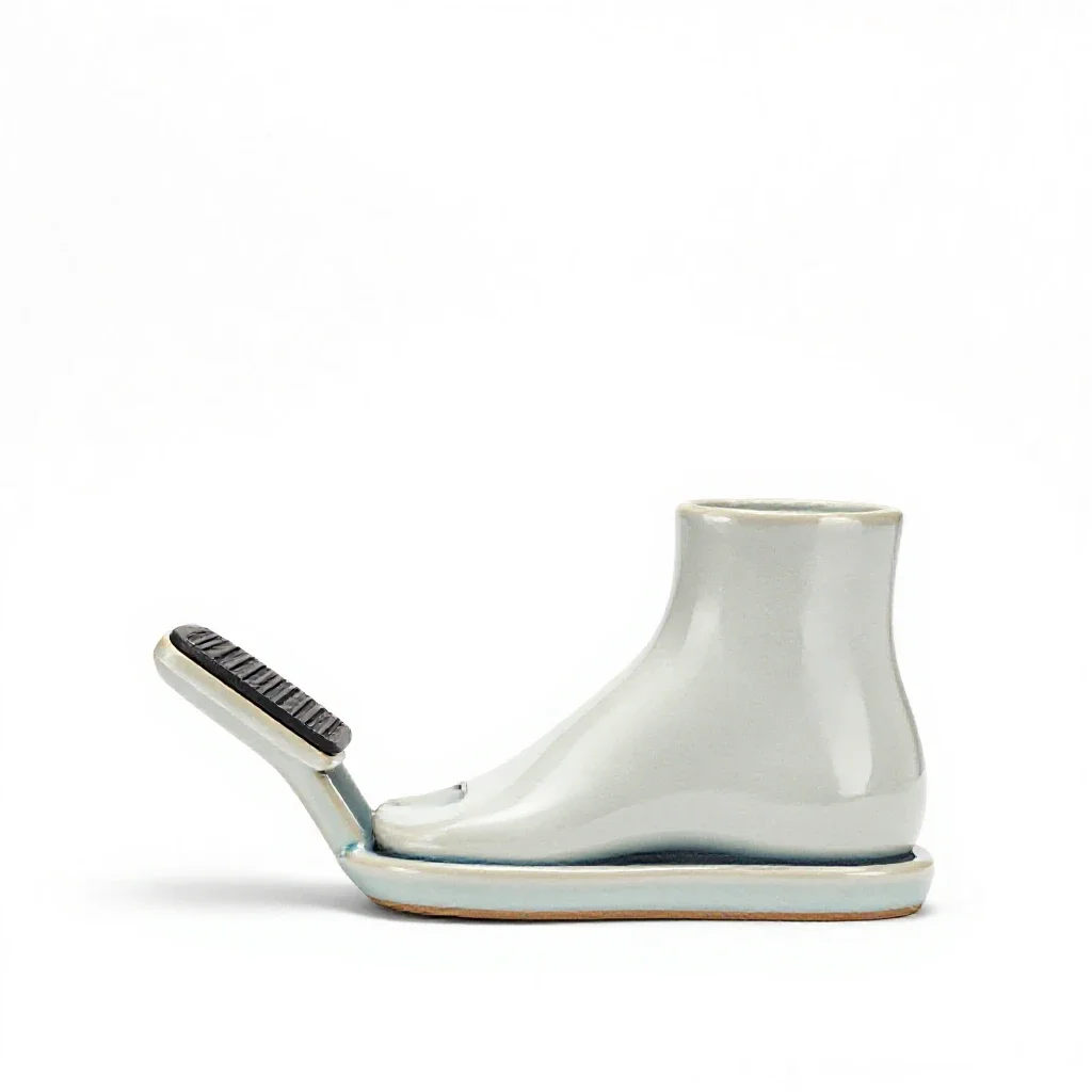 Foot brake isolated on a white background