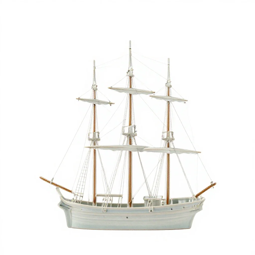 Foremast isolated on a white background