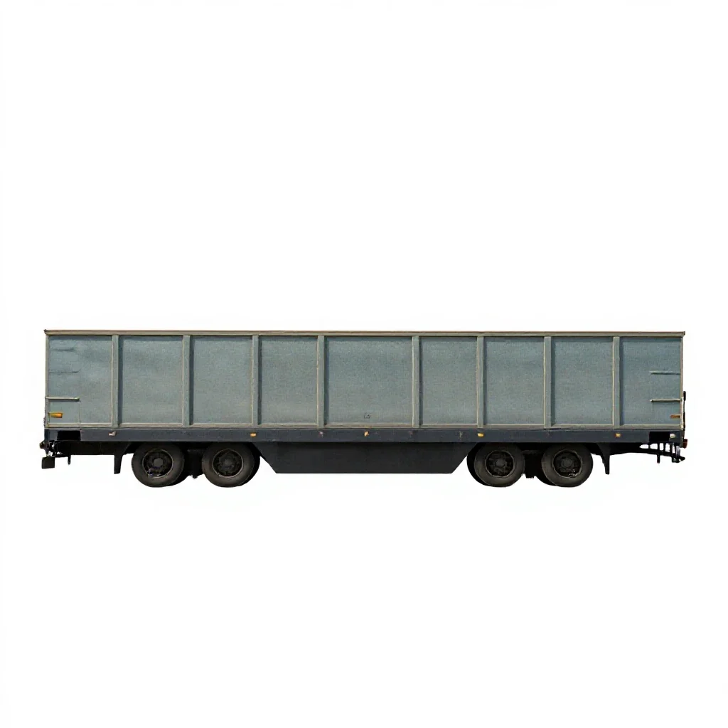 Freight liner isolated on a white background