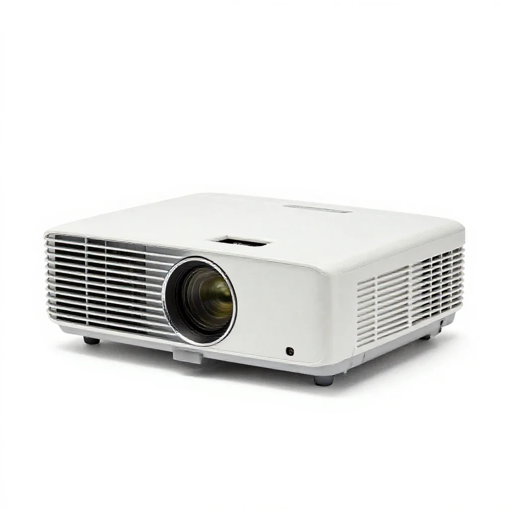 Front projector isolated on a white background