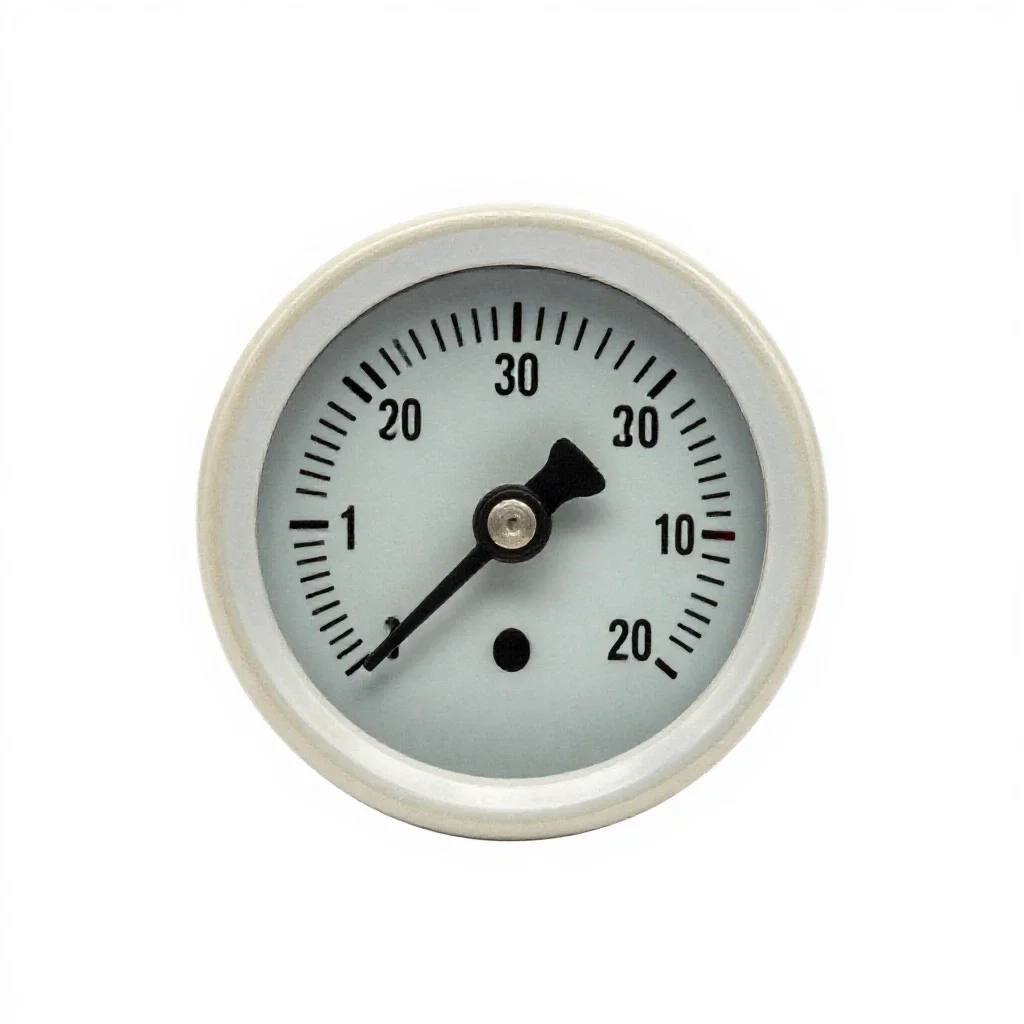 Fuel gauge isolated on a white background