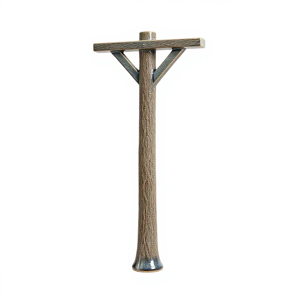 Gallows tree isolated on a white background