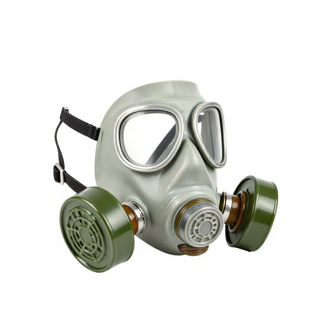 Gasmask isolated on a white background