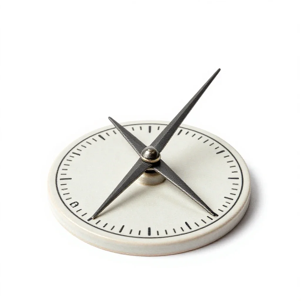 Gnomon isolated on a white background