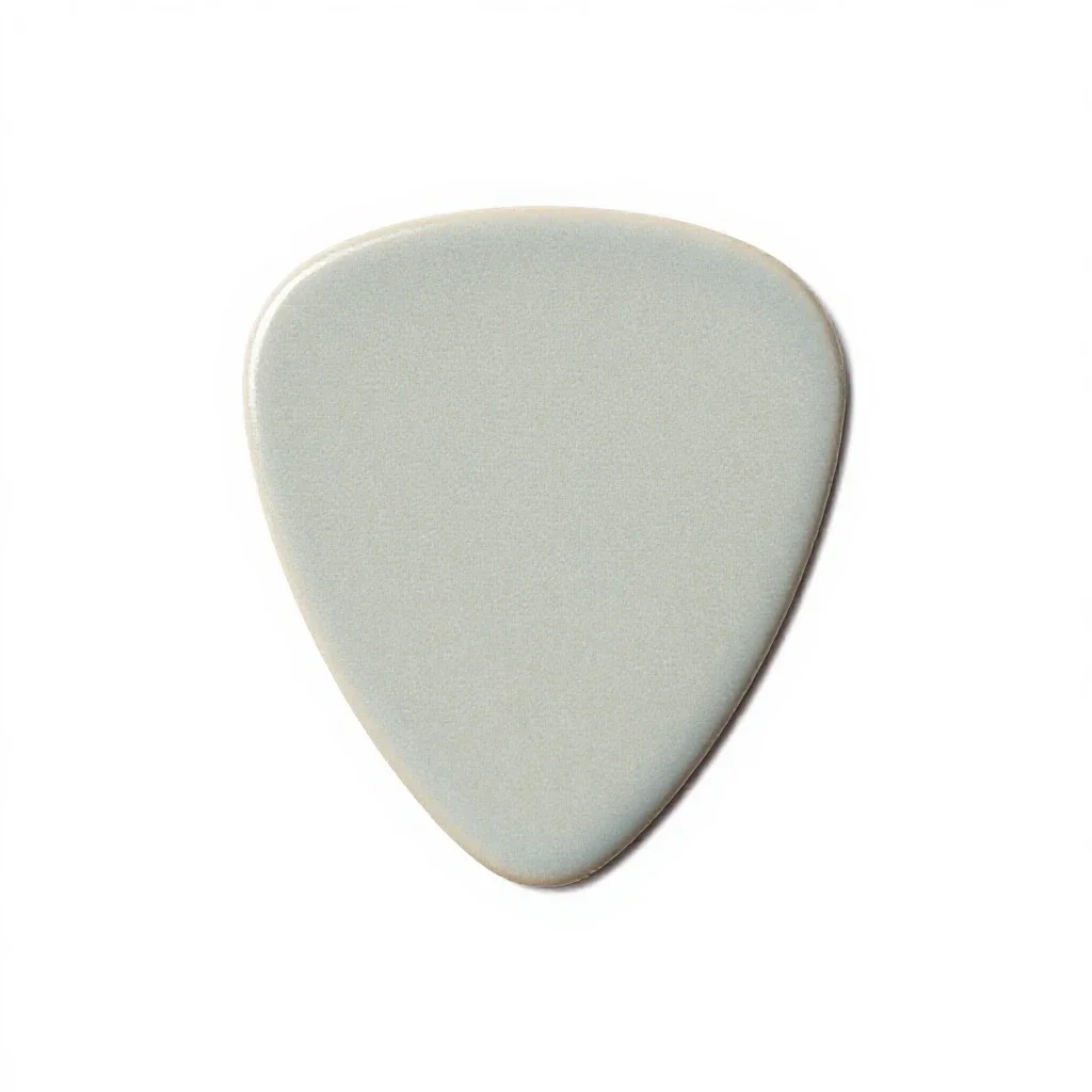 Guitar pick isolated on a white background