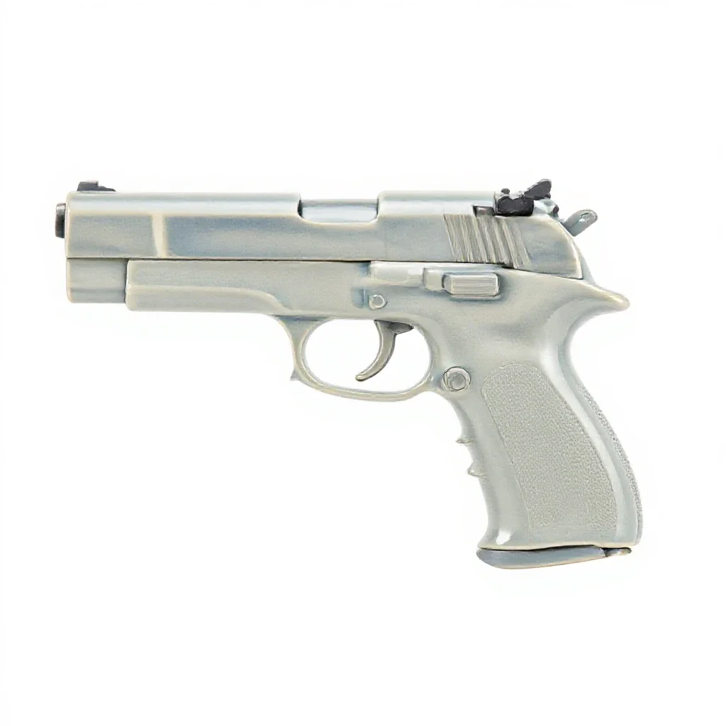 Gun trigger isolated on a white background