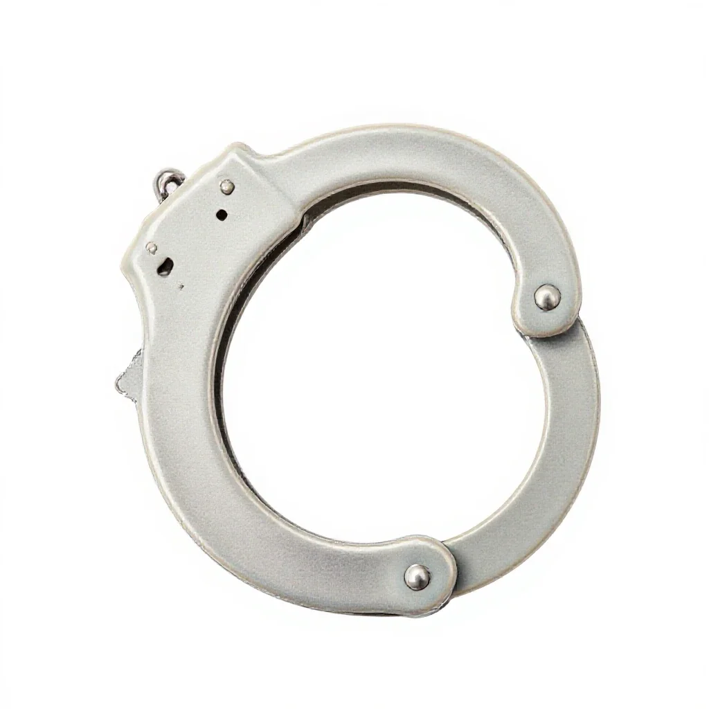 Handcuff isolated on a white background