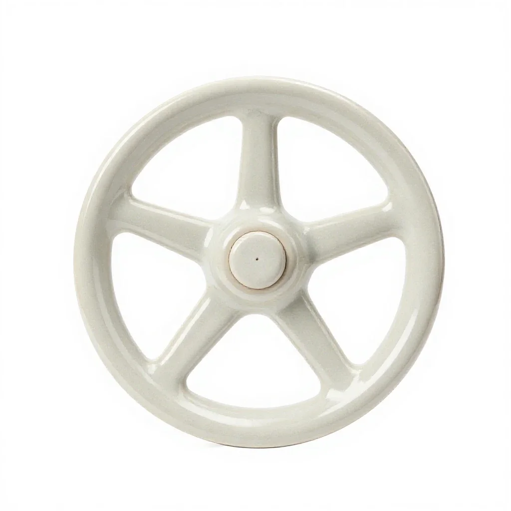 Handwheel isolated on a white background
